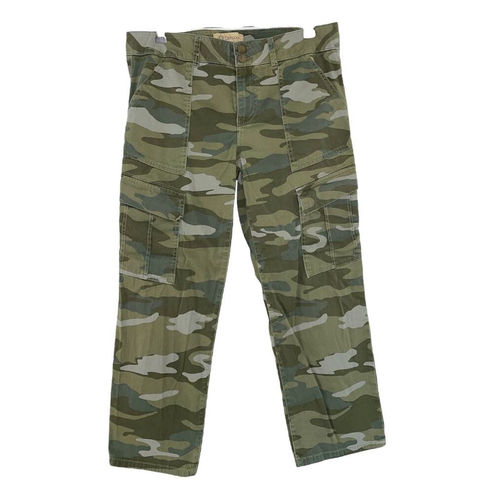 Democracy Camo Cargo Pants in Green and Olive